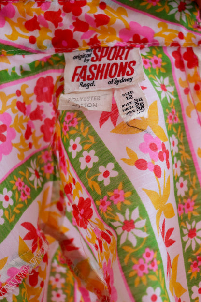 70s Floral Maxi
