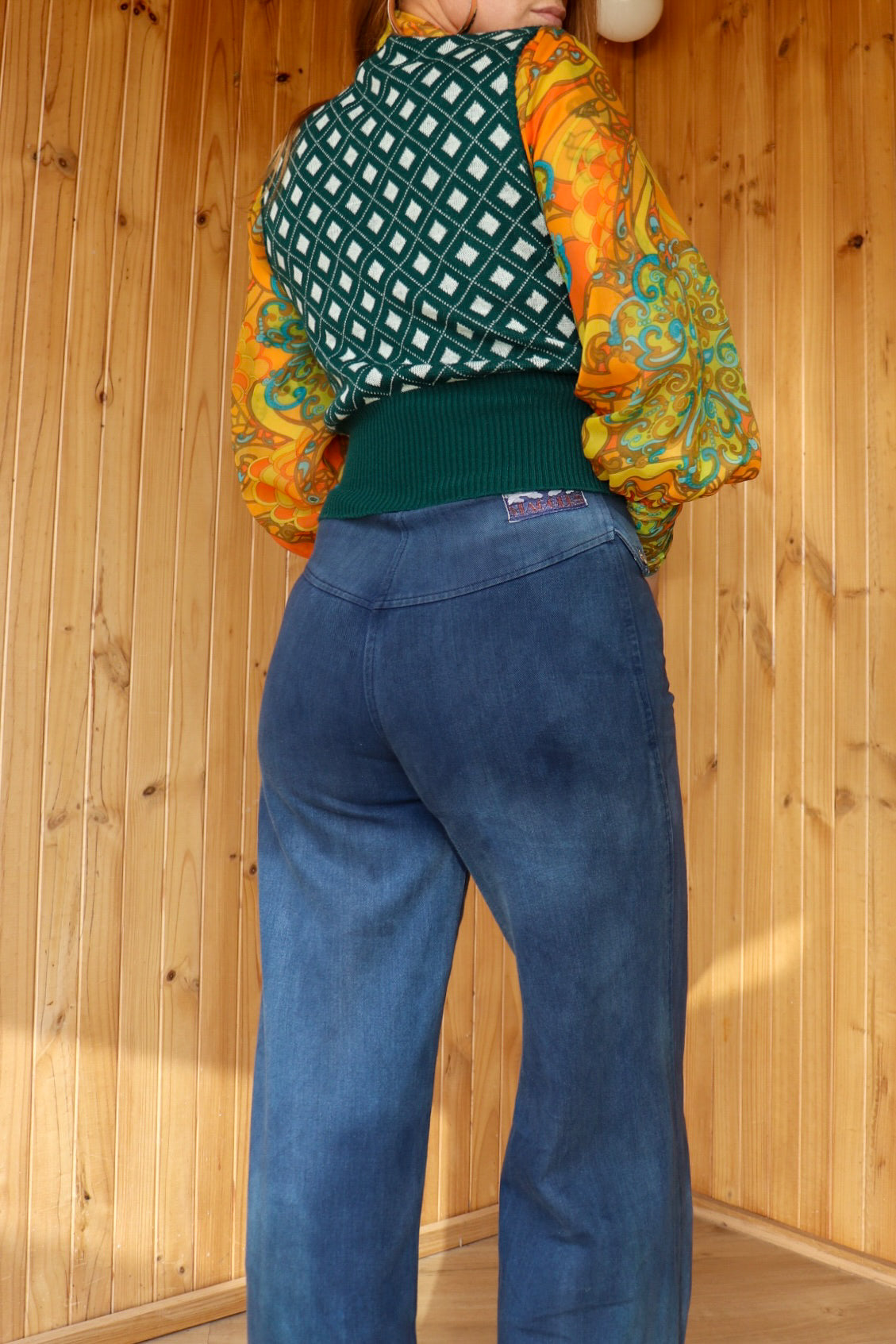 70s Green Knit Vest