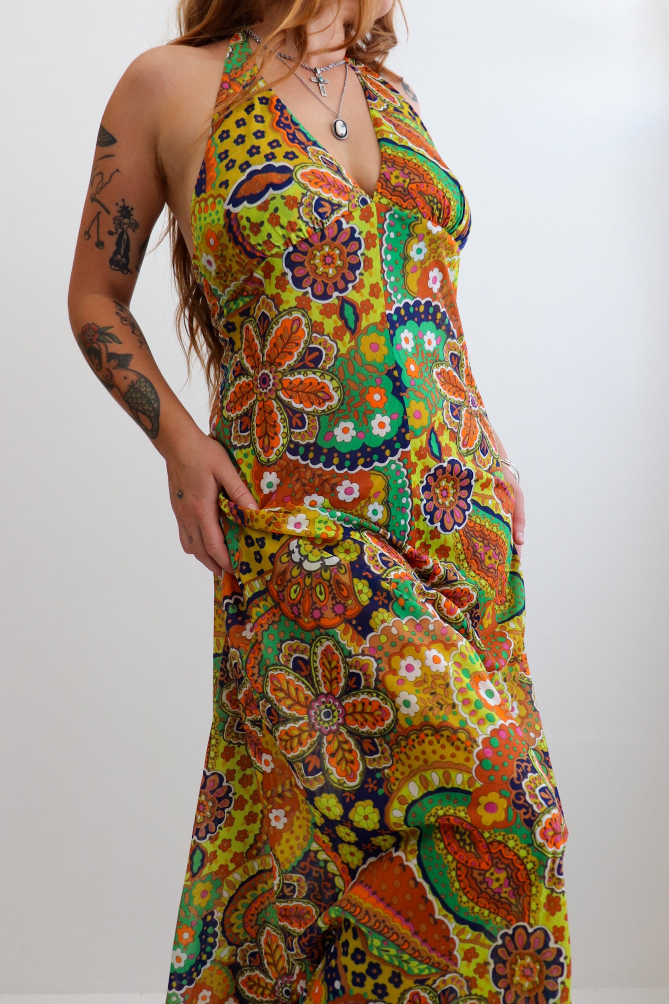 Psychedelic Dress & Top Set