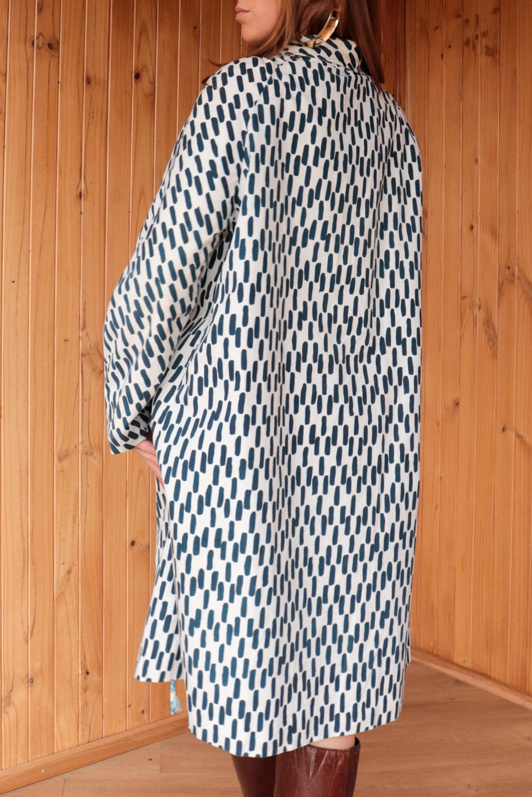 60s Patterned Two Piece Rain Set