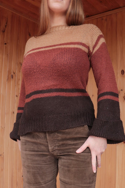 90s does 70s Knit Top