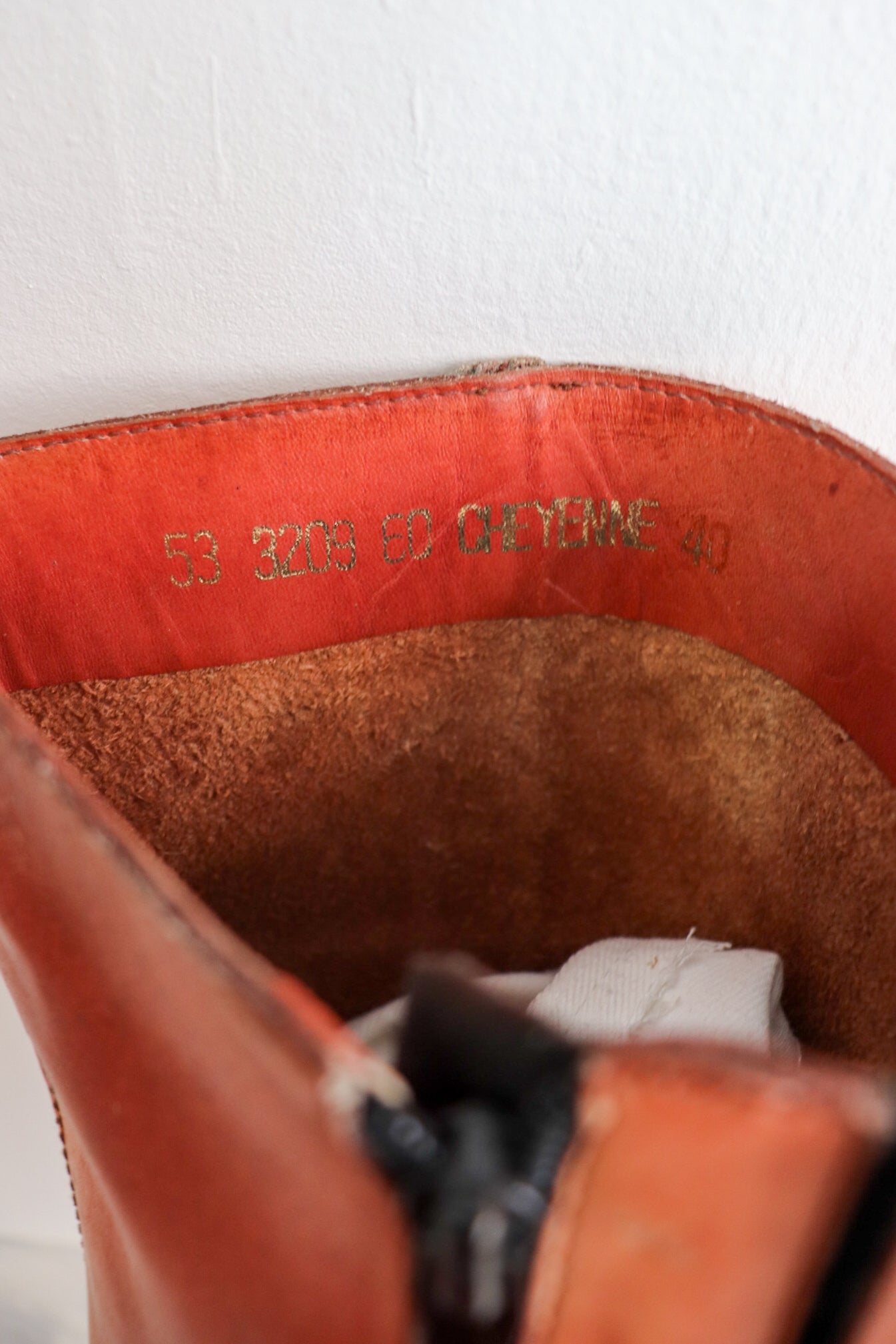 Blush Red Knee High Leather Boots