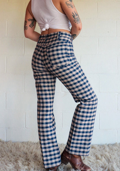 70s Tartan Levi Bootcut