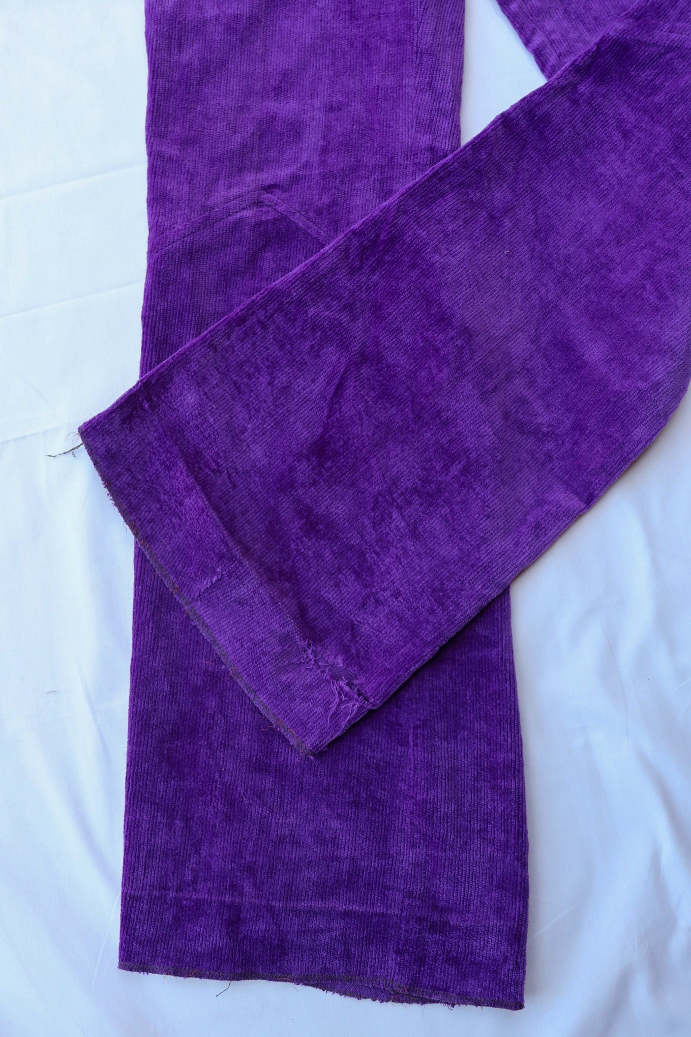 70s Purple Cord Flares