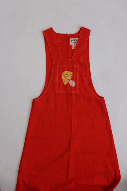 Mushroom Maxi Pinafore