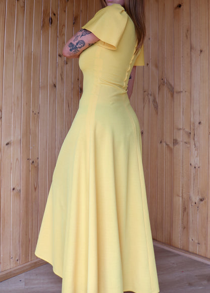 Sunflower Yellow Prairie Dress