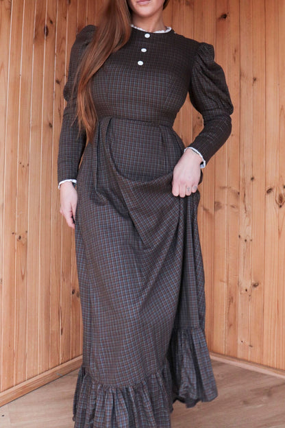 Brown Prairie Maxi Dress