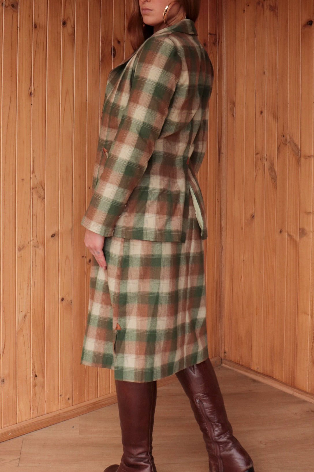 Tartan Two Piece Midi Set