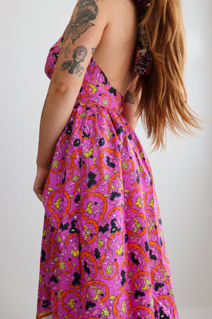 70s Handmade Halter Maxi