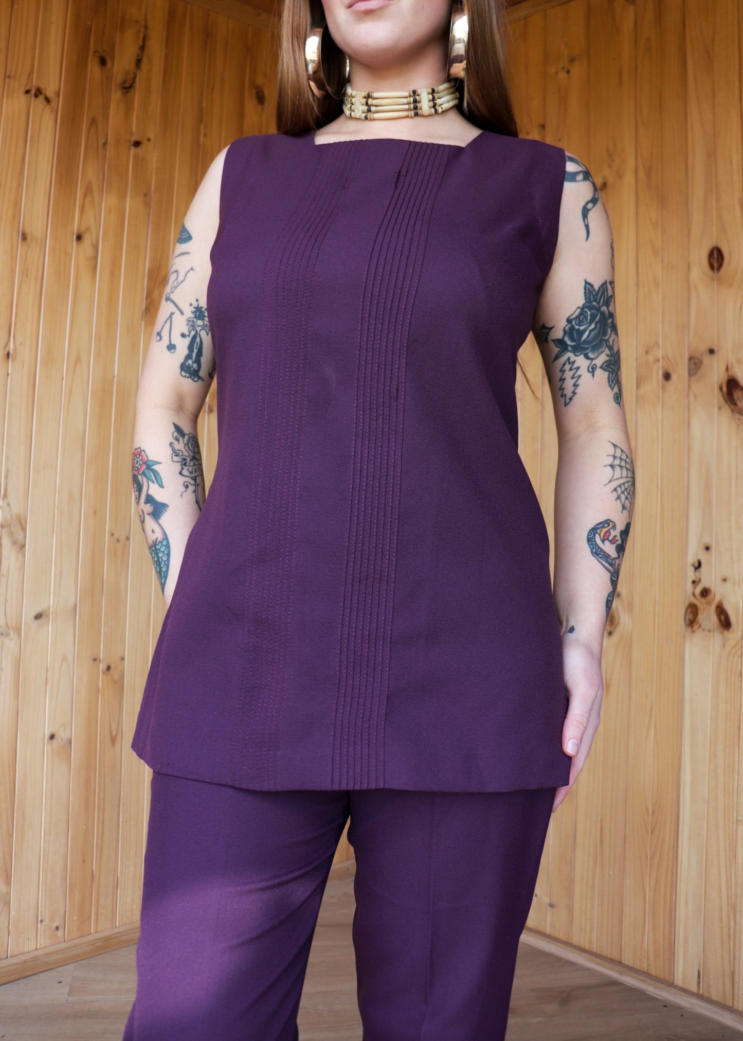 70s Plum Day Set