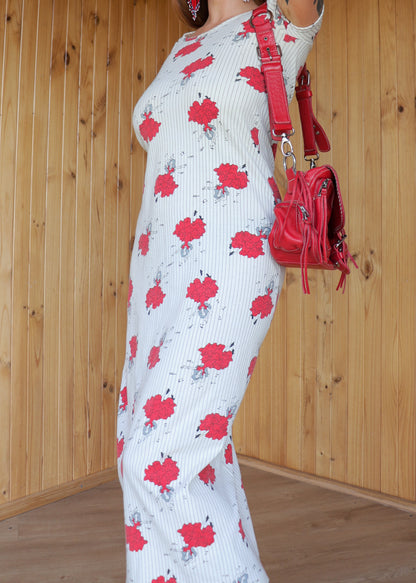 70s Salsa Graphic Maxi Dress