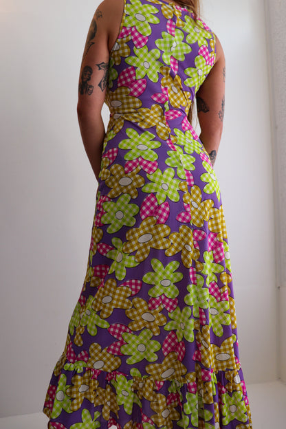 Floral Maxi Mermaid Tail Dress