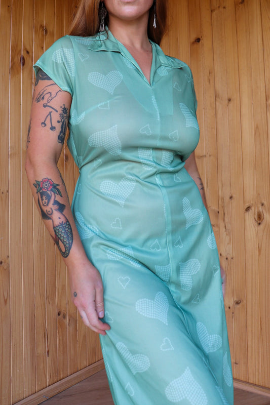 Love Heart Midi Summer Dress