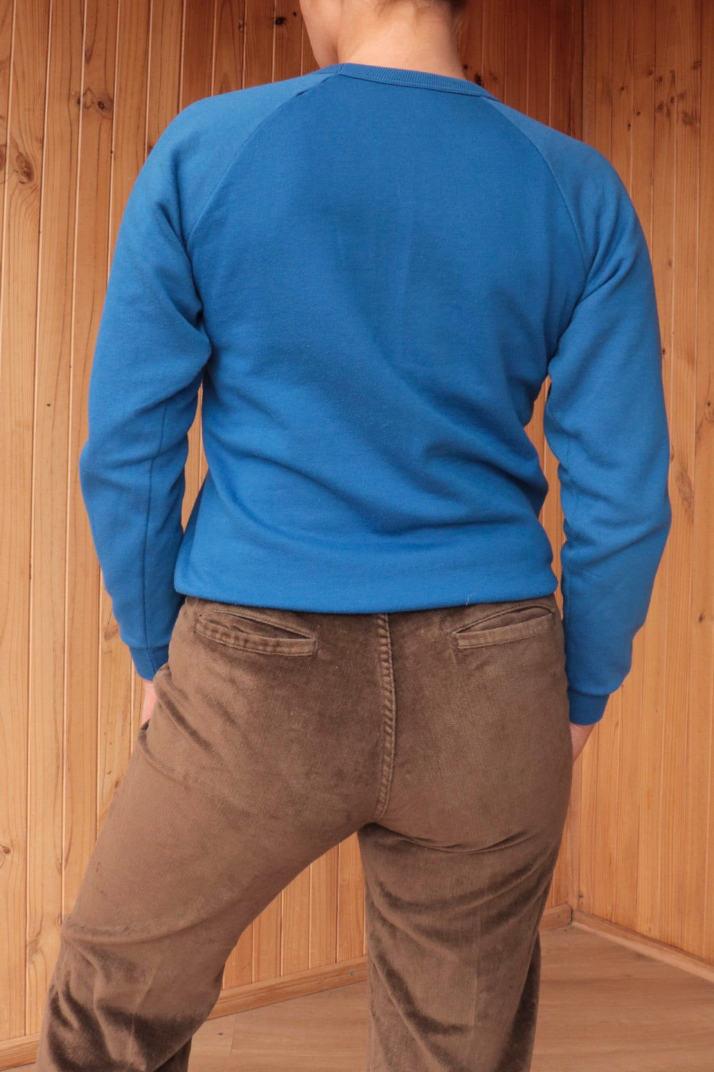 70s Blue Koala Pullover