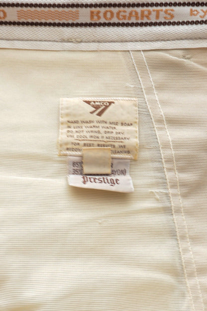 70s Beige Bogarts Flares