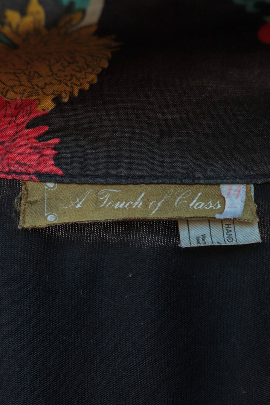 60s Patterned Blouse