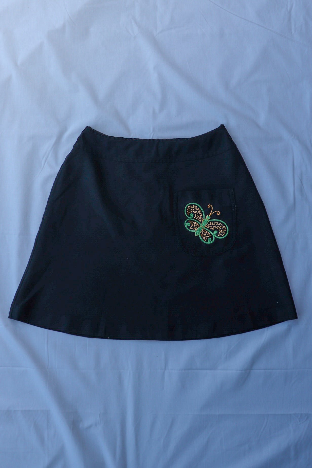 1970s Butterfly Mini Skirt