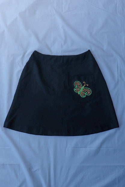 1970s Butterfly Mini Skirt