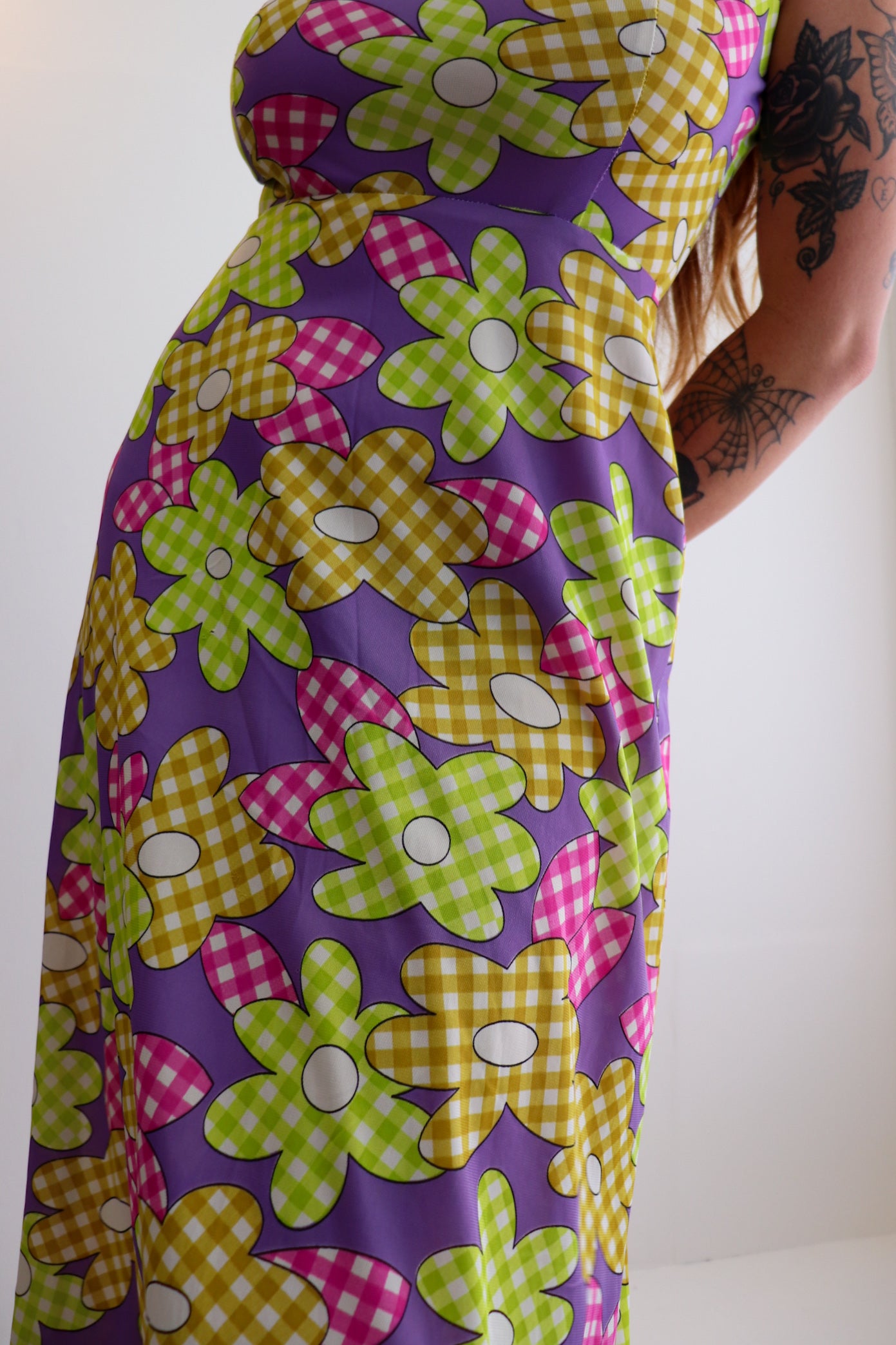 Floral Maxi Mermaid Tail Dress