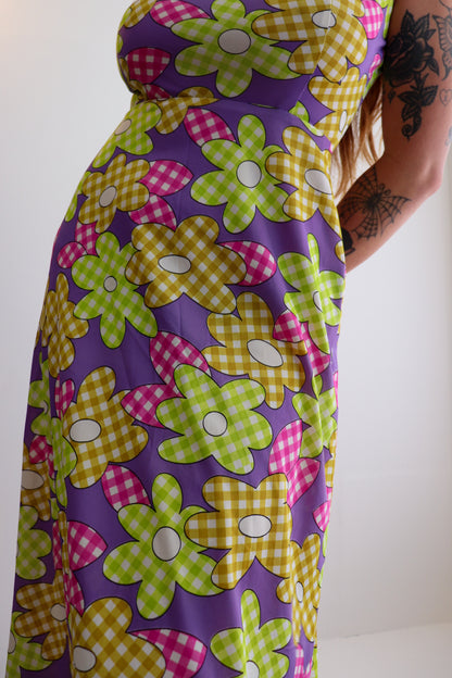 Floral Maxi Mermaid Tail Dress