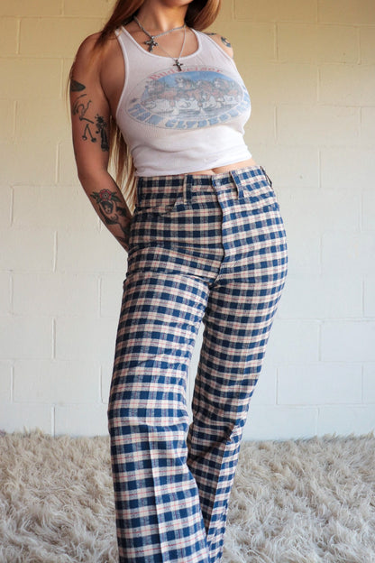 70s Tartan Levi Bootcut