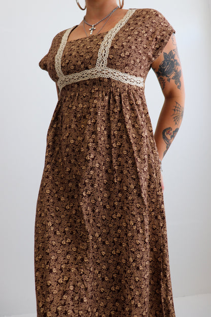70s Brown & Cream Summer Prairie