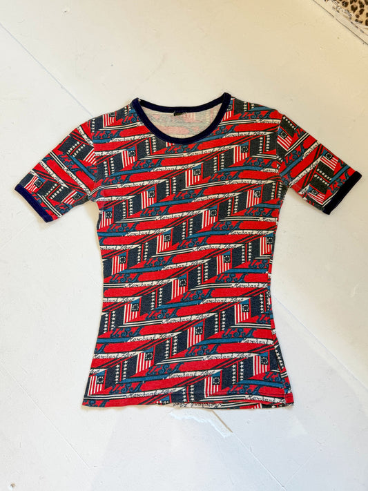 70s US Flag Tee
