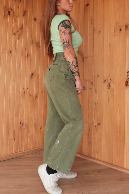 60s Buckle Army Pants