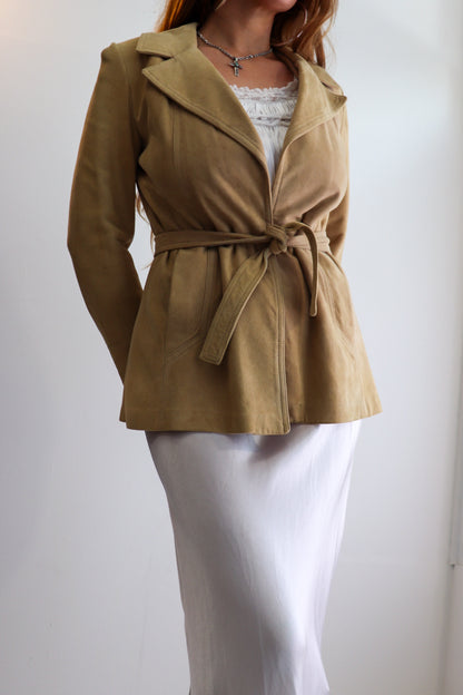 60s Camel Suede Jacket