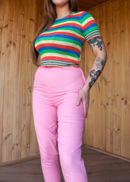 50s Bubblegum Capris