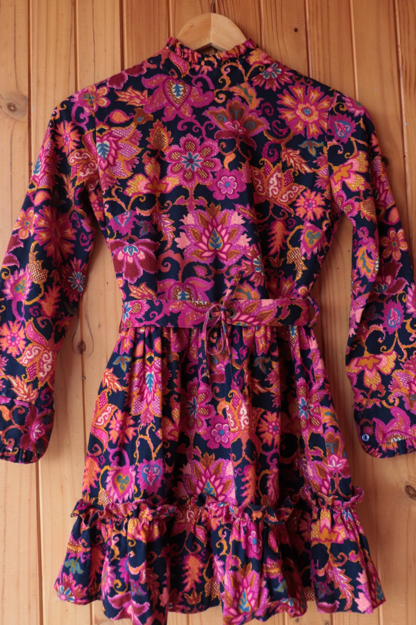 60s Velvet Paisley Two Piece