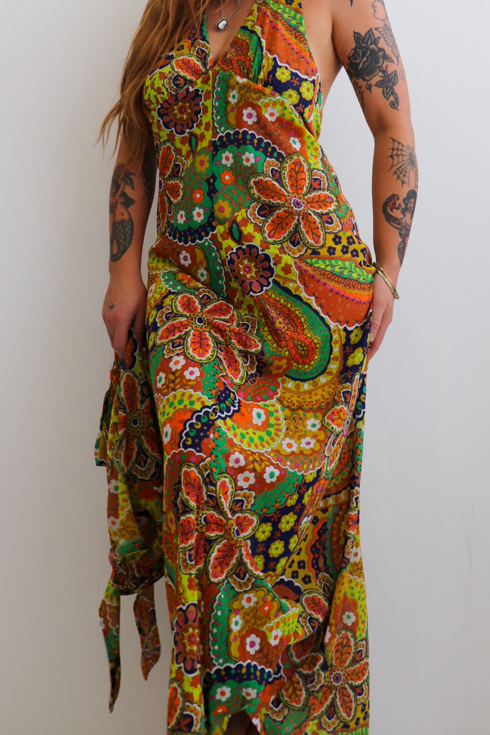 Psychedelic Dress & Top Set