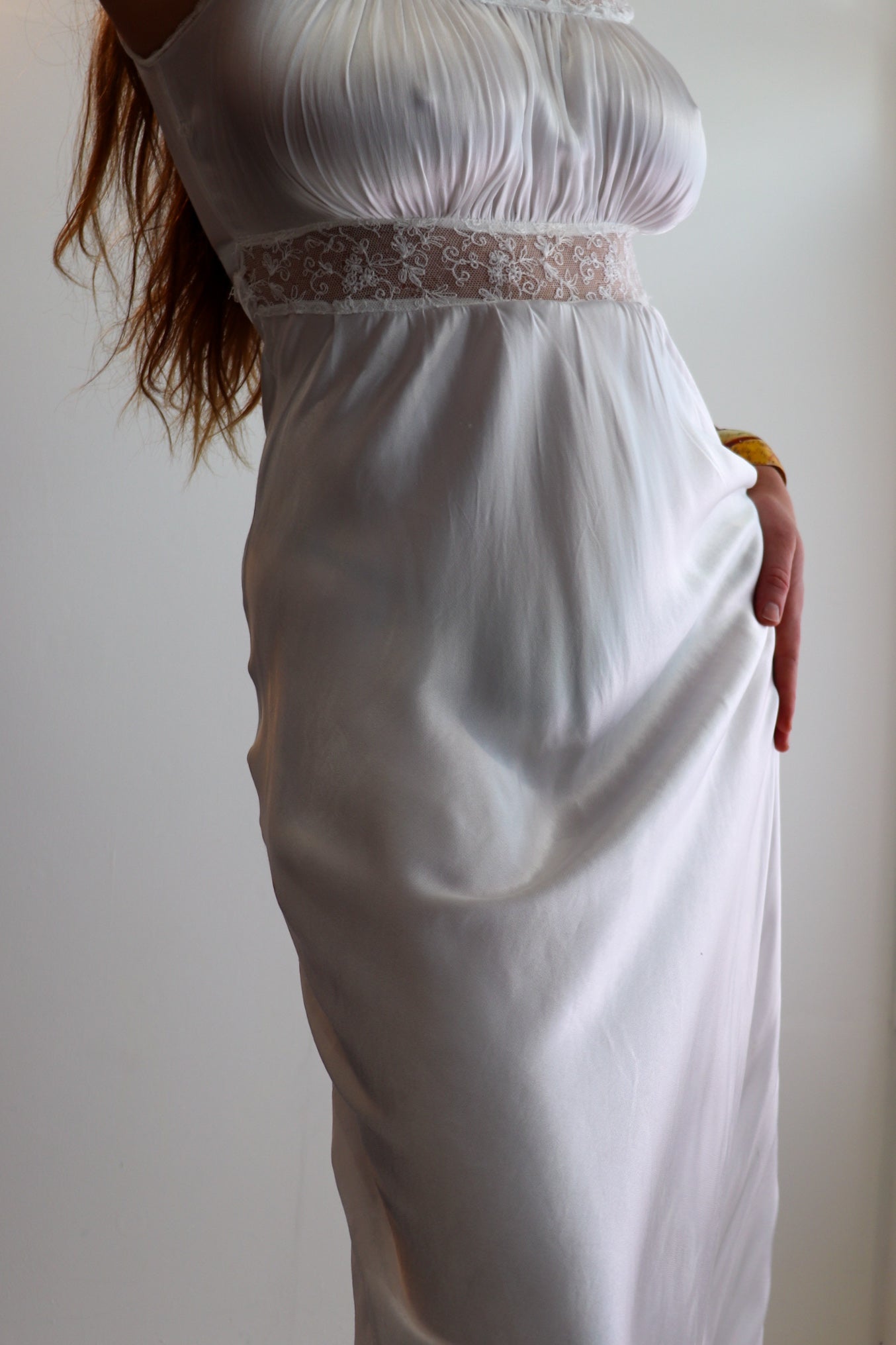 Angelic White Maxi Slip Dress