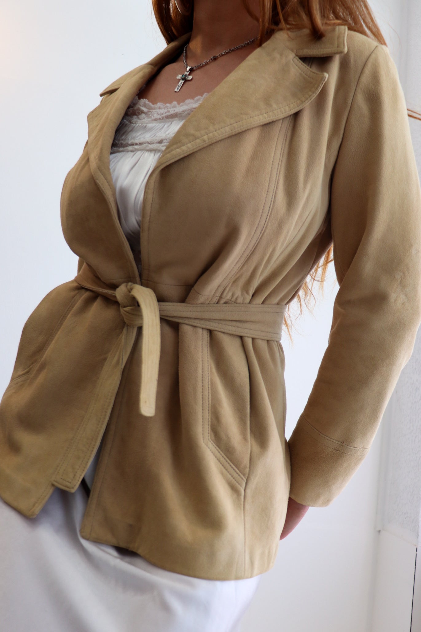 60s Camel Suede Jacket