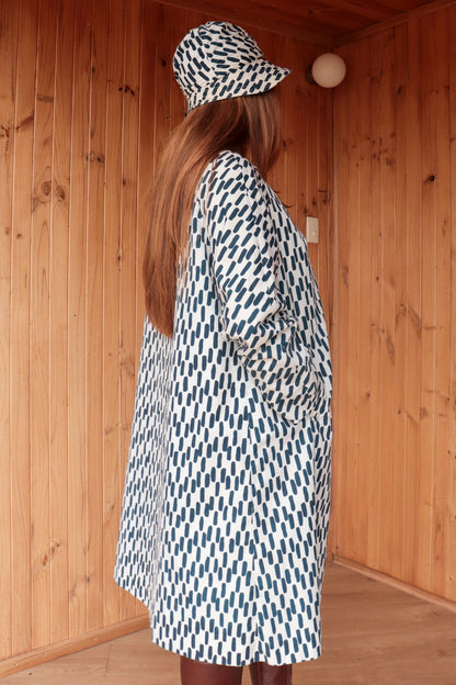 60s Patterned Two Piece Rain Set