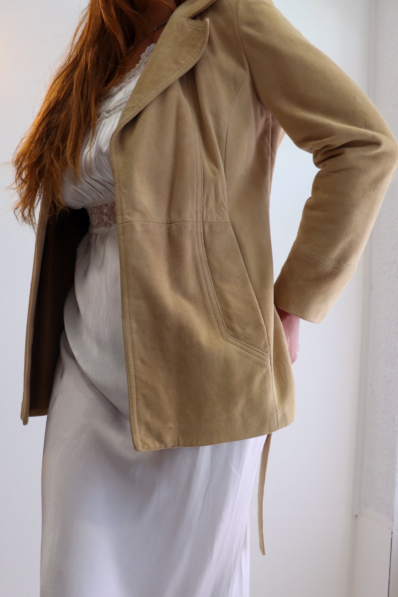 60s Camel Suede Jacket