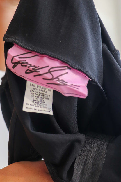 80s Gothic Snake Print Maxi