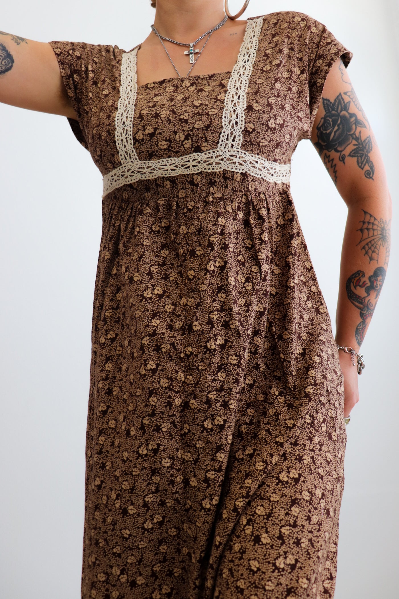 70s Brown & Cream Summer Prairie