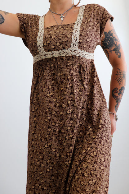 70s Brown & Cream Summer Prairie