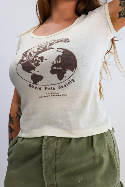 70s California World Pets Society Tee