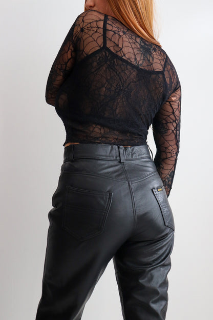 Sheer Spiderweb Crop