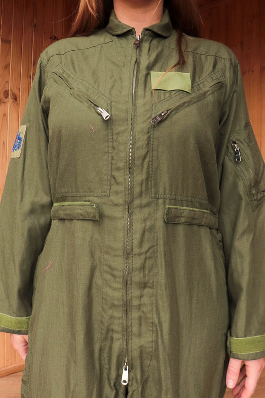 84’ Aviation Khaki Jumpsuit