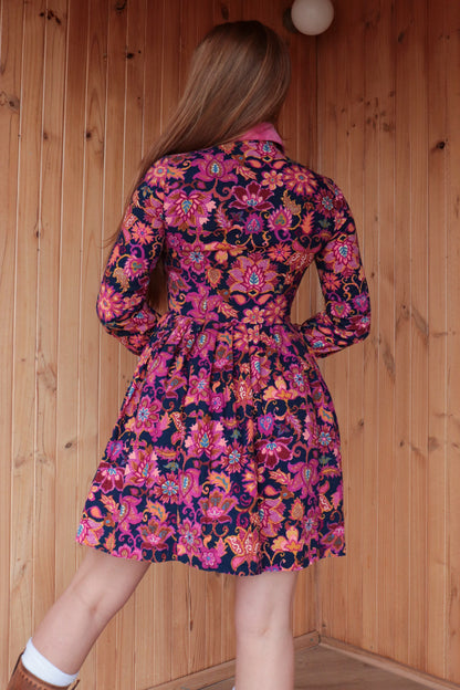 60s Velvet Paisley Two Piece