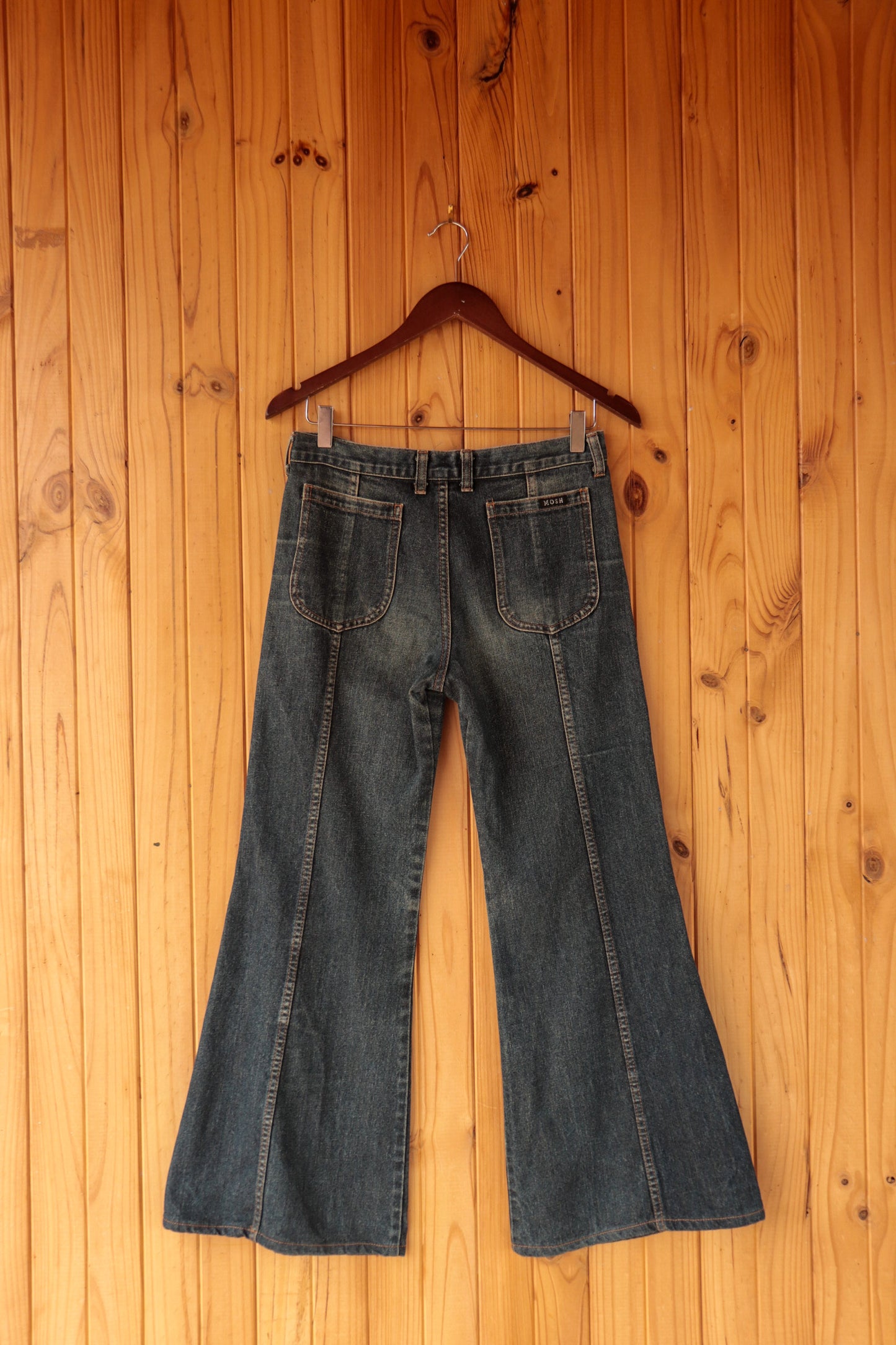 90s Denim Low Rise Flares