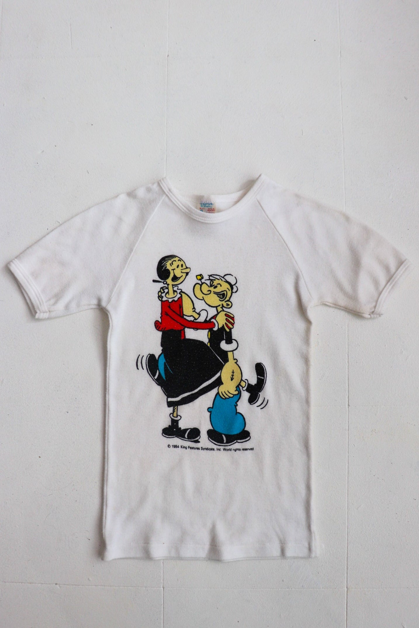 1984 Popeye & Olive Oyl  Kids Tee