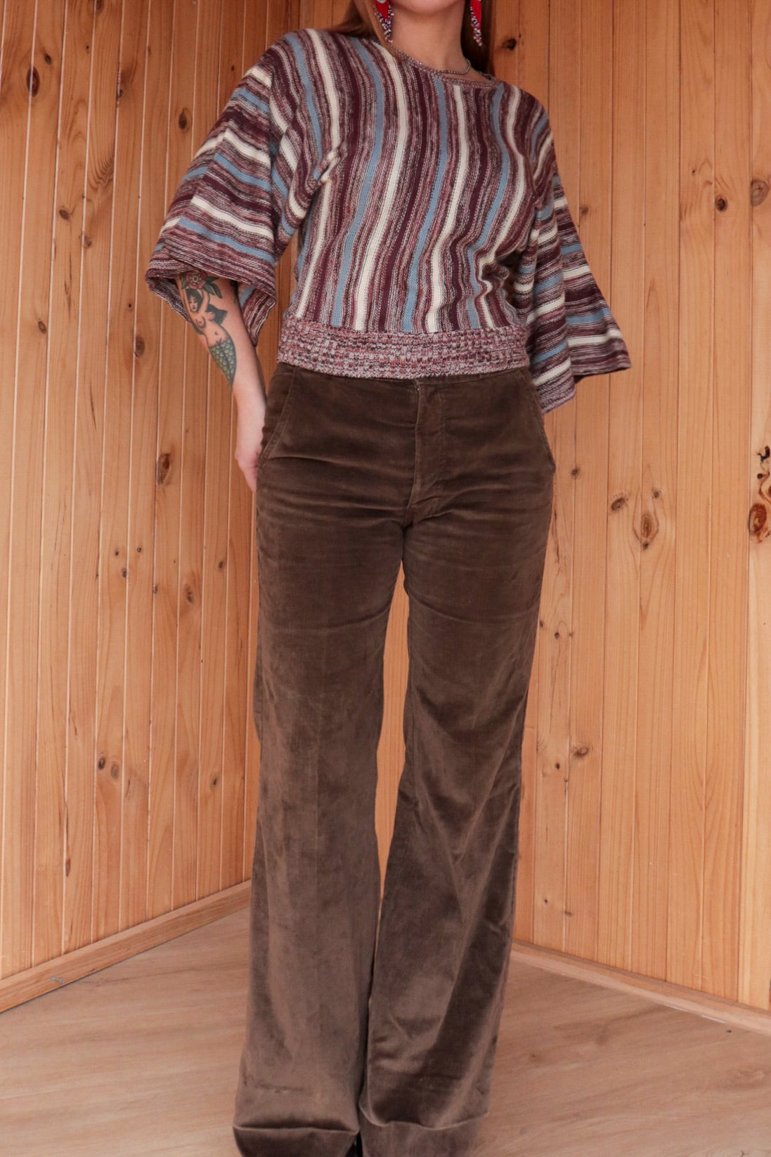 Bell Sleeved Knit Top