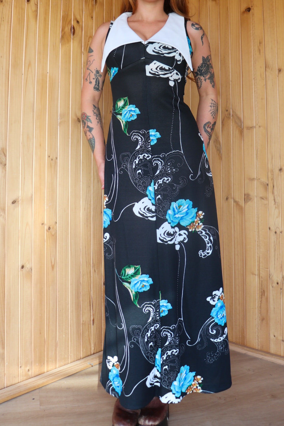 70s Mega Collar Maxi