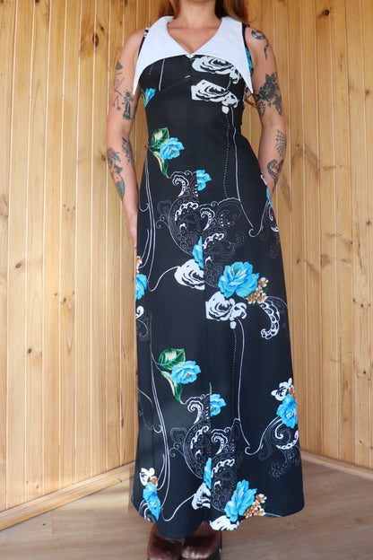 70s Mega Collar Maxi