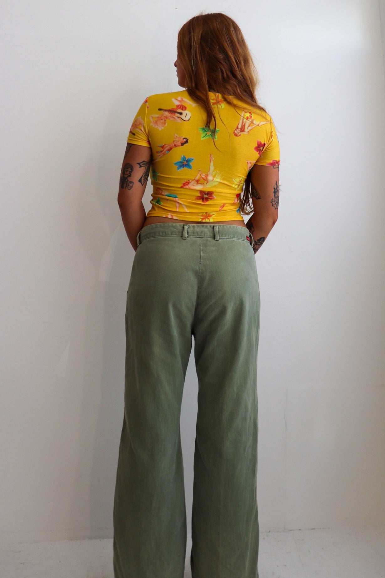 70s Khaki Amco Flares