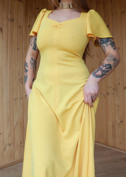 Sunflower Yellow Prairie Dress